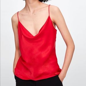 ZARA Silk Tank Top
